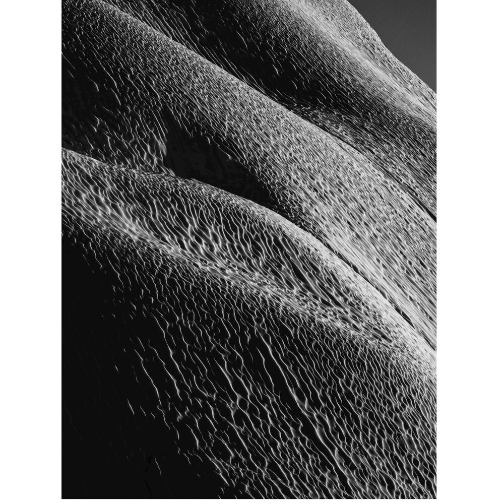Greenland Iceberg Closeup - 6x9" - Black & White Photograph